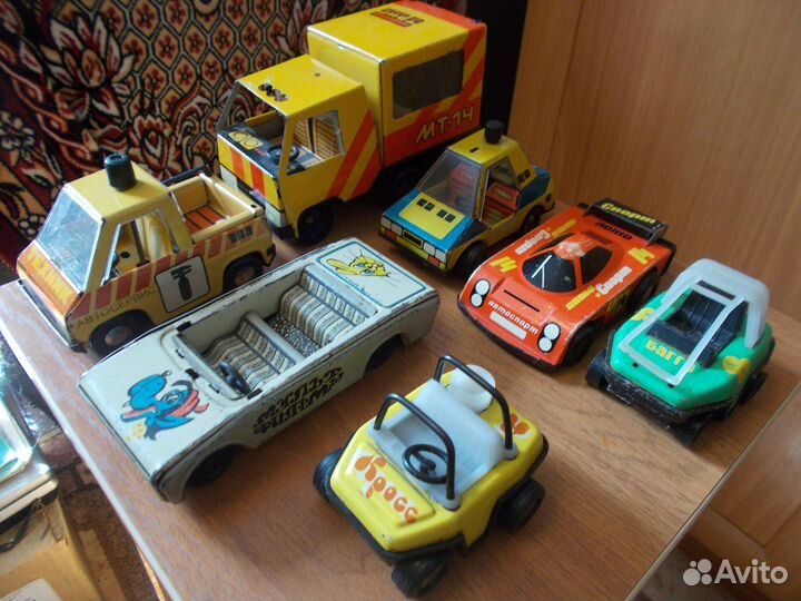 Лот детских железных машинок СССР