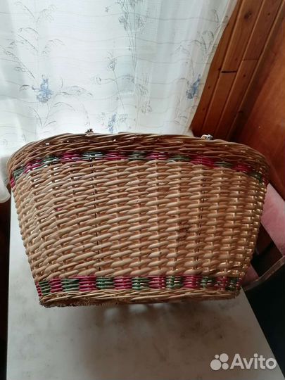Корзина плетеная большая