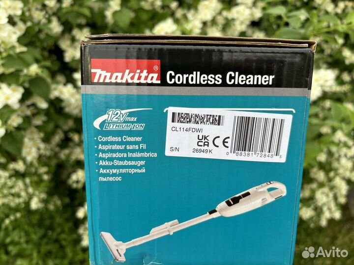 Аккумуляторный пылесос Makita CL114fdwi