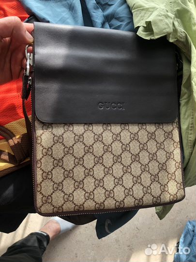 Мужская кожаная сумка