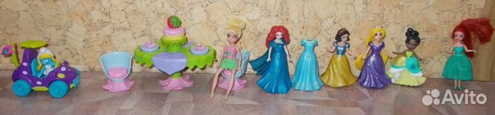 Лот - мини принцессы куклы Disney