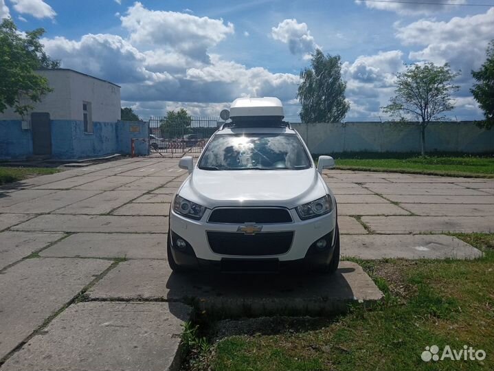 Автобокс Джокер 530 белый матовый на Captiva
