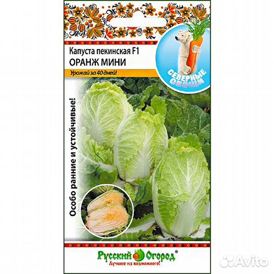 Семена Капуста пекинская Оранж Мини F1