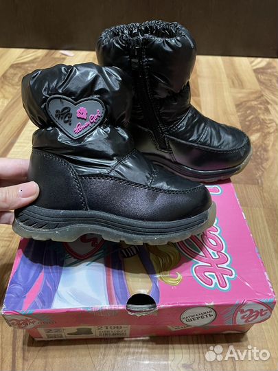 Дутики для девочки 22размер