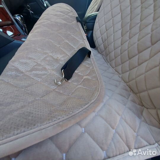 Накидки на сидения автомобиля, 2 шт. бежевые
