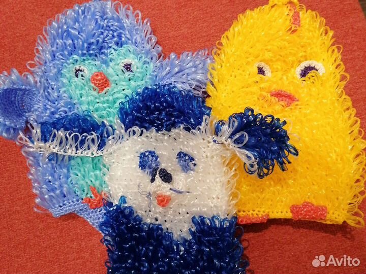 Мочалка-игрушка