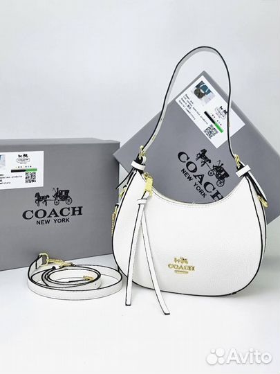 Новая женская сумка Coach коричневая