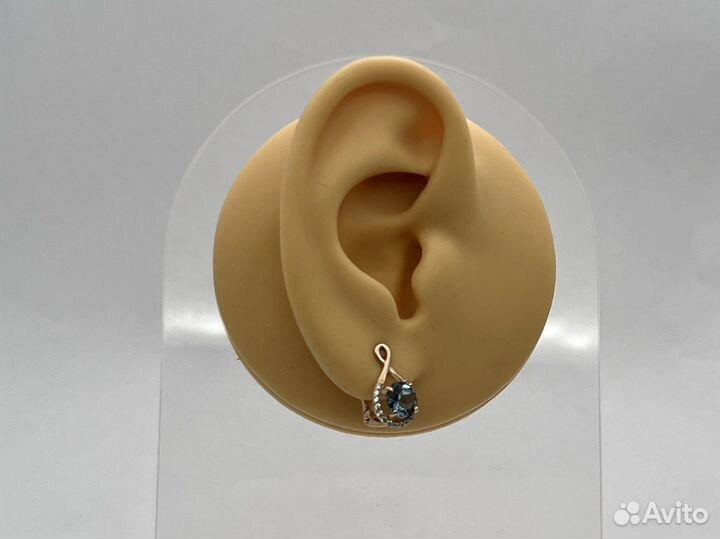 Золотые серьги 585 пробы