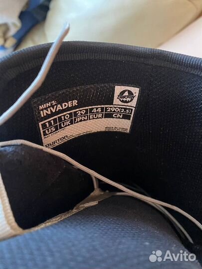 Сноубордические ботинки burton 44 мужские