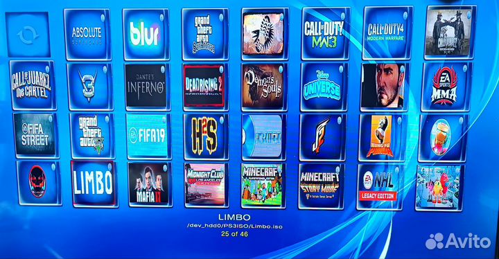 Прошитая PlayStation 3 slim + 45 игр