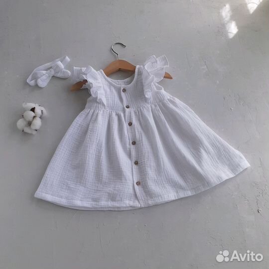 Платья для девочки из муслина