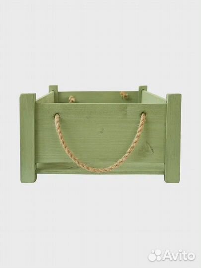 Ящик деревянный прямоугольный для хранения, цветов