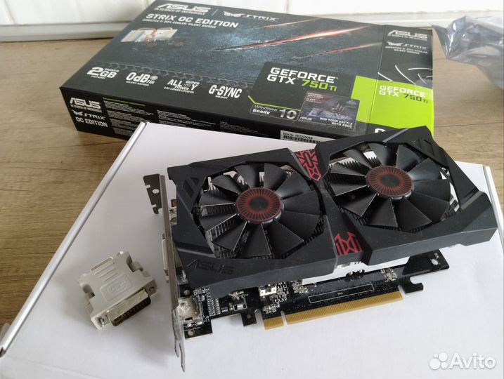 Видеокарта Asus GTX 750Ti Strix