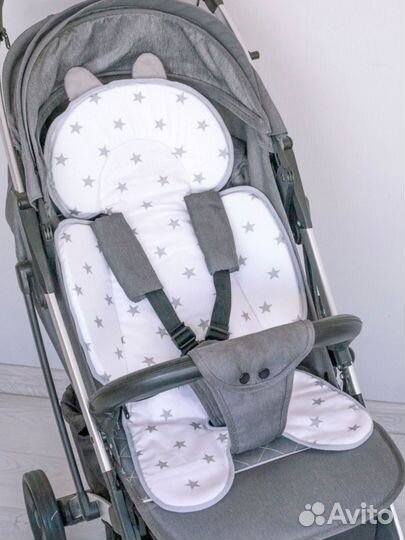 Матрасик вкладыш в коляску
