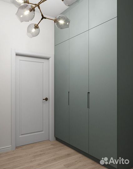 Рабочая зона у окна шкаф