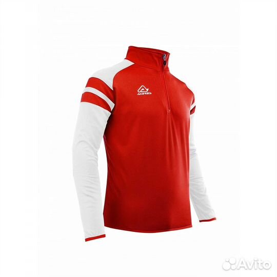 Acerbis kemari Half Zip Training Sweatshirt Red Wh