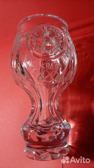 Ваза кубок бокал хрусталь Москва Олимпиада 80 СССР