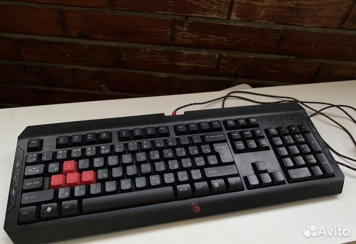 Клавиатура игровая A4Tech Bloody Q100 Black USB