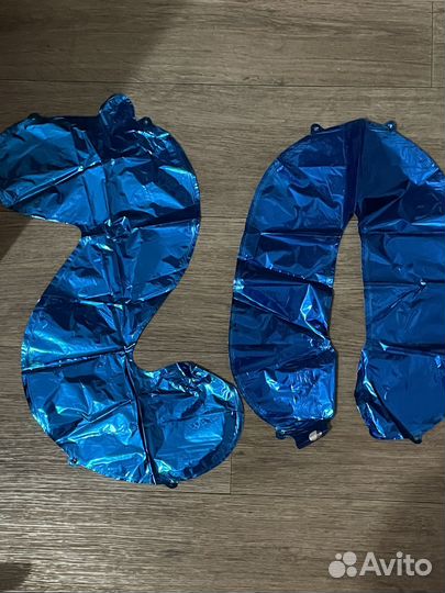 Воздушные шары на день рождения цифры