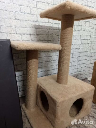Когтеточка домик для кошки