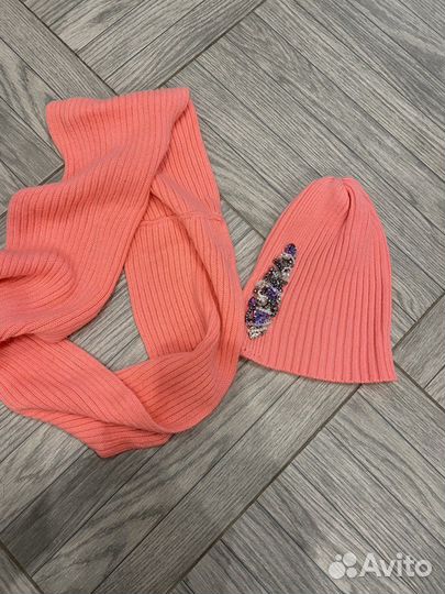 Шапка и снуд для девочки