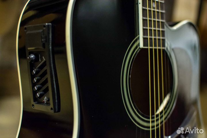 Электроакустическая Гитара Caraya + Аксессуары