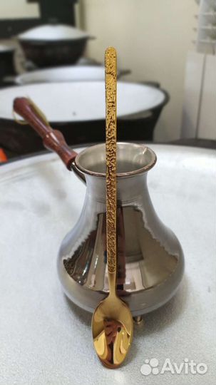 Турка для кофе медная