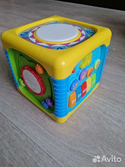 Развивающий кубик BabyGo / Бизиборд кубик /бизикуб