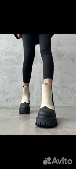 Ботинки Челси женские зимние