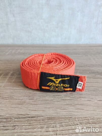 Оранжевый пояс для кимоно