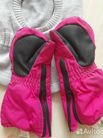 Зимняя Шапка шлем варежки краги