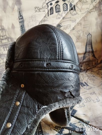 Шапка-ушанка мужская