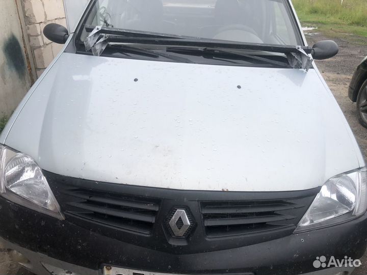 Капот рено логан