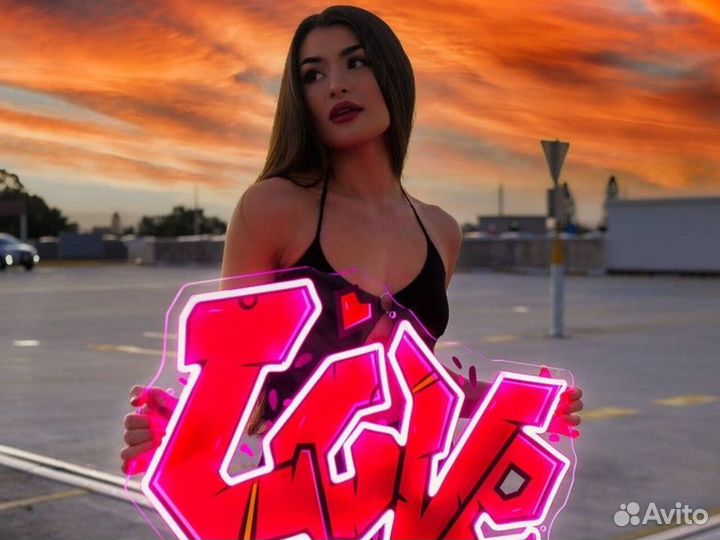 Неоновая вывеска, изготовление под заказ