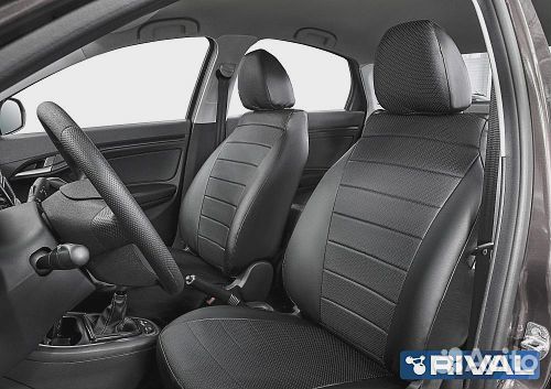 Авточехлы Rival Строчка (зад. спинка 40/60) для си