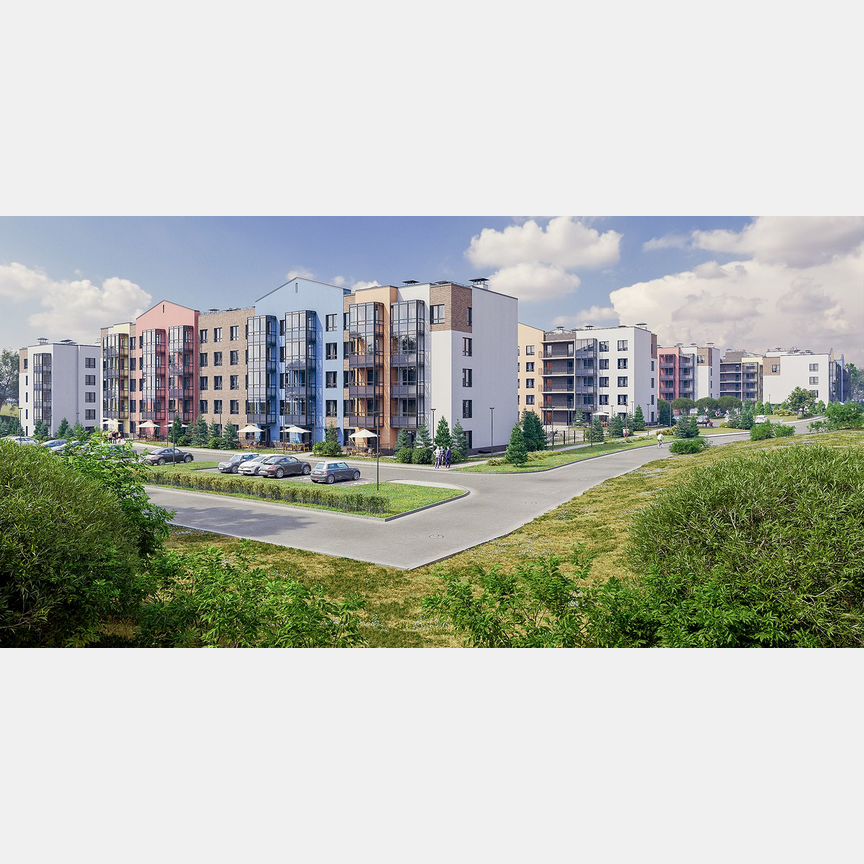 1-к. квартира, 38,4 м², 1/5 эт.