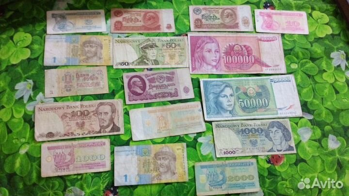 Банкноты СССР и зарубежные