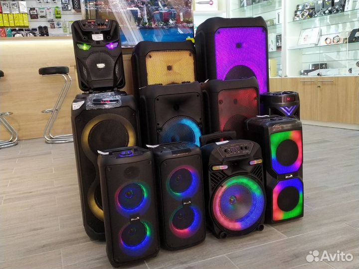 Bluetooth колонки с микрофоном (новые,гарантия)