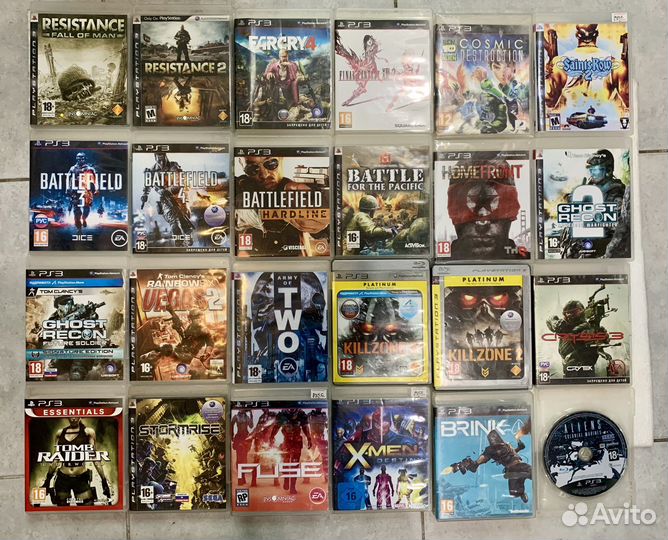 Оригинальные диски на PS3