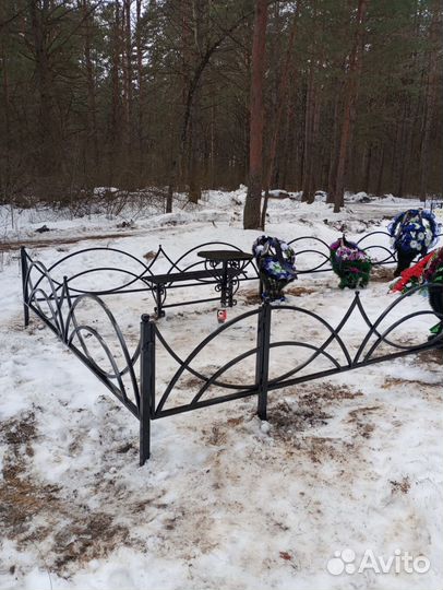 Оградки, столики и лавочки