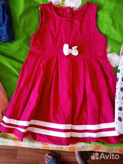Платья, юбка, кофта на девочку 4-6 лет