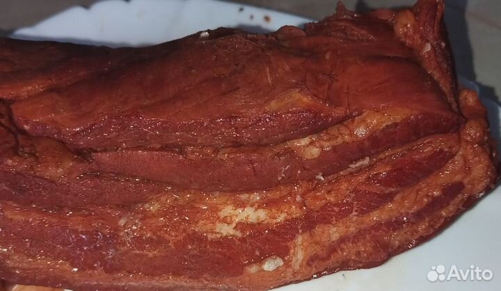 Копченая грудинка, сало