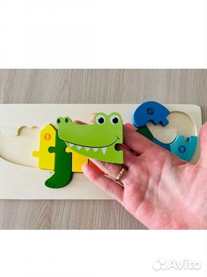 Деревянные пазлы для детей развивающие игрушки