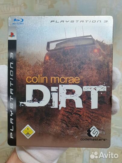 PS3 Colin Mcrae Dirt Steelbook. Лицензия