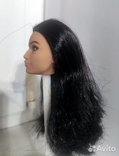 Кукольная голова 1/6 с темными волосами