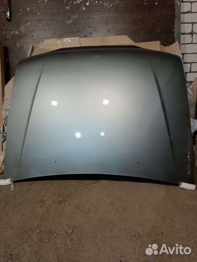 Капот ваз 2114 кварц средний серо-зеленый