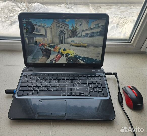 Ноутбук Hp + ssd + мышка + сумка