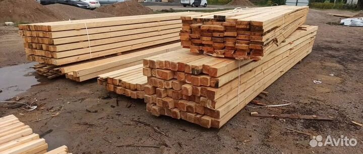 Обрезной брус 2 сорт сосна