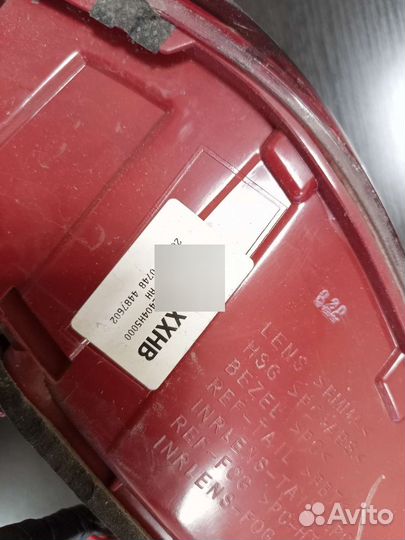 Фонарь задний правый hyundai solaris