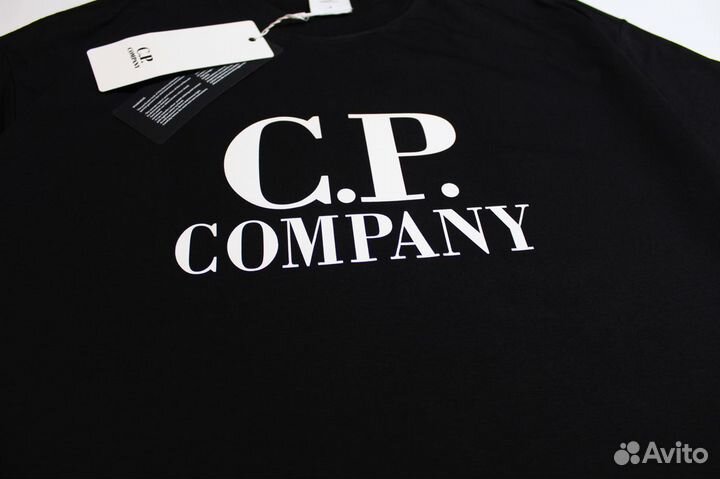 Футболка CP Company Logo Три Расцветки S-xxxl